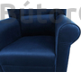Kép 3/3 - Astrid fotel puffal (Riviera kék)