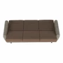 Kép 19/20 - 3-ülés ágyfunkcióval, barna, MILO 3-Ülés