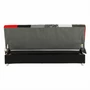 Kép 13/18 - Kanapé ágyfunkcióval és ágyneműtartóval, szövet piros, ALABAMA
