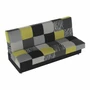 Kép 11/20 - Dívány, anyag/ lime zöld/ szürke / fekete, ALABAMA