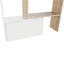 Kép 3/12 - Többfunkciós könyvespolc, fehér/tölgy sonoma, ASTA