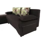 Kép 10/19 - Sarokülőgarnitúra, barna mix, POLARIS NEW