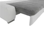 Kép 16/20 - Ülőgarnitúra, műbőr fehér/szövet szürke melír, TONIKS