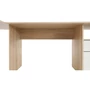 Kép 20/20 - Sarok számítógépasztal, sonoma tölgyfa/fehér, MAURUS NEW MA11