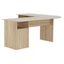 Kép 7/20 - Sarok számítógépasztal, sonoma tölgyfa/fehér, MAURUS NEW MA11