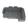 Kép 5/11 - Ülőgarnitúra U alakban, szövet szürke, balos, BORN U