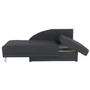 Kép 13/20 - Kinyitható kanapé, szürke-fekete szövet, jobbos, LAUREL