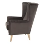 Kép 3/11 - Fotel-füles, taupe-szürke-barna/bükk, RODEZA