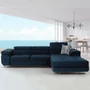 Kép 4/20 - Sarokülőgarnitúra, kék, jobbos kivitel, AMARETA