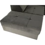 Kép 4/20 - Ülőgarnitúra, szürkésbarna taupe, jobbos, LAMORA U
