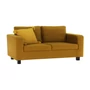 Kép 9/15 - Teljesen kárpitozott heverő, 3-as ülés, mustár színű szövet, LUANA