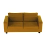 Kép 10/15 - Teljesen kárpitozott heverő, 3-as ülés, mustár színű szövet, LUANA