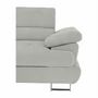 Kép 17/18 - Ülőgarnitúra, világos szürke, szövet, balos, BUTON P