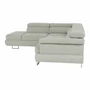 Kép 10/20 - Ülőgarnitúra tárolóhellyel, világosszürke, szövet, balos, BUTON R