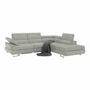 Kép 8/20 - Ülőgarnitúra tárolóhellyel, világosszürke, szövet, jobbos, BUTON R