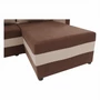 Kép 18/20 - Univerzális ülőgarnitúra, barna/bézs, PAULITA NEW