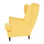 Kép 3/5 - Füles fotel, sárga/wenge, RUFINO 3 NEW