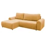 Kép 1/10 - Ülőgarnitúra, mustárszínű, balos, VELINA ROH