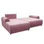 Kép 5/10 - Ülőgarnitúra, rózsaszín, balos, VELINA ROH