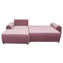 Kép 6/10 - Ülőgarnitúra, rózsaszín, balos, VELINA ROH