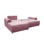 Kép 10/10 - Ülőgarnitúra, rózsaszín, balos, VELINA ROH