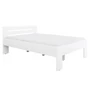 Kép 1/2 - Ágy, 140x200, fehér, BASIS