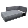 Kép 4/6 - Kihúzható kanapé, szürke, jobbos, LIAMI