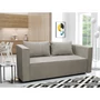 Kép 2/7 - Kihúzható kanapé, bézses szürke Taupe, PEGY P