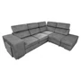 Kép 7/9 - Ülőgarnitúra, szürke, jobbos, MALAGA