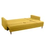 Kép 7/7 - Kihúzható kanapé, sárga, BONYK