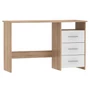 Kép 1/19 - Számítógépasztal, sonoma tölgyfa/fehér, LARISTOTE NEW